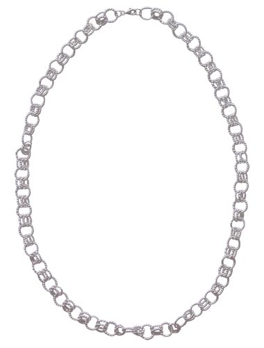 ZEELVER - Thai Sterling Silver Large Link Chain Necklaces